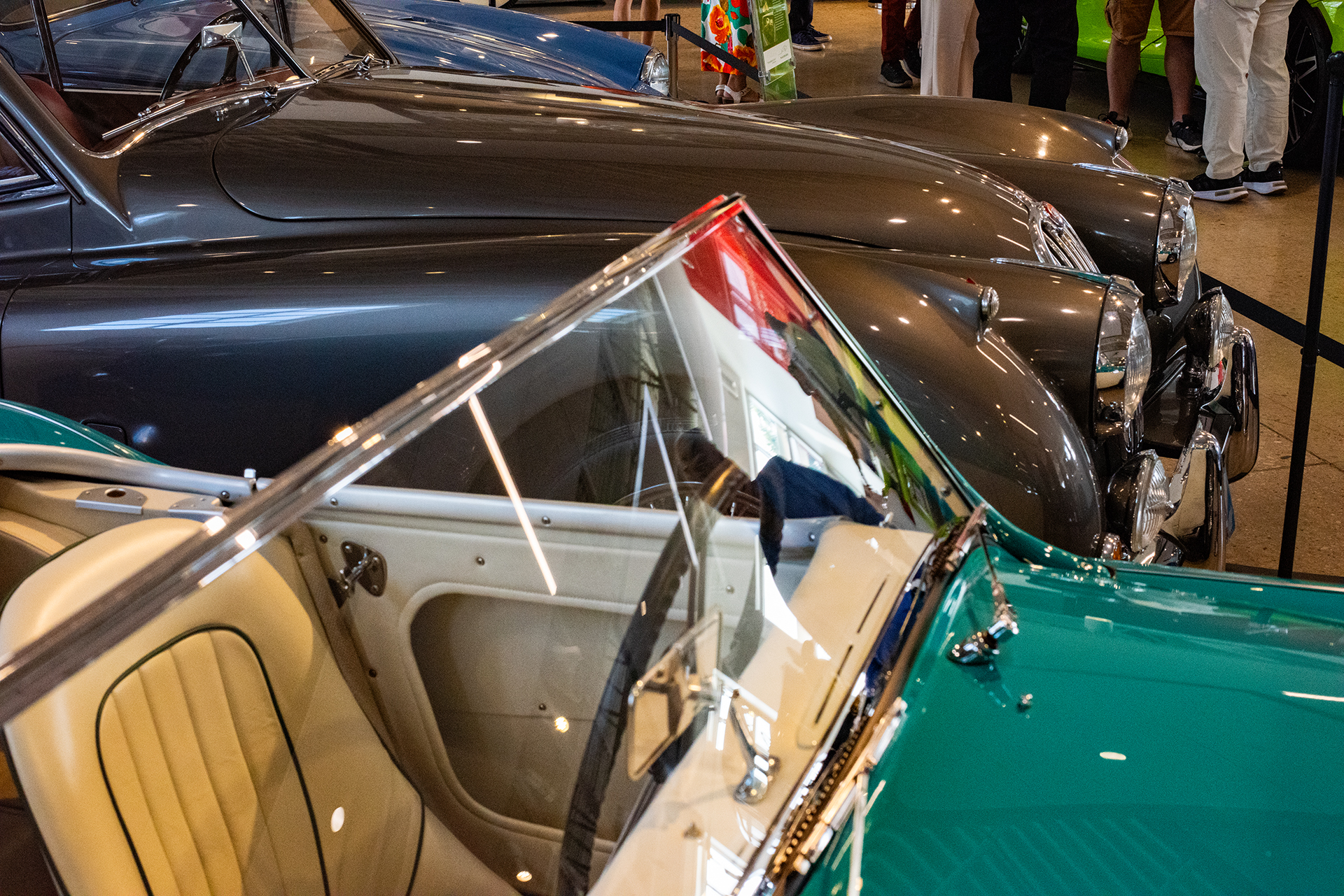 Healey 100 6 and XK140
